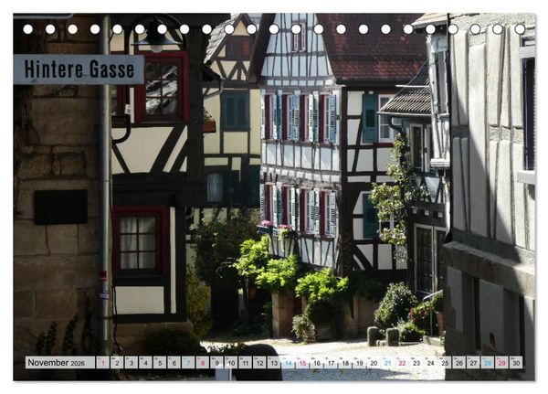 Produktbild: Sindelfingen - Historische Altstadt (Tischkalender 2026 DIN A5 quer), CALVENDO Monatskalender