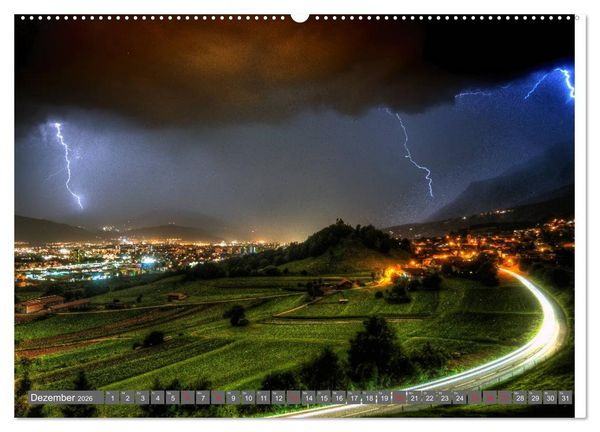 Produktbild: Blitz & Donner (Wandkalender 2026 DIN A2 quer), CALVENDO Monatskalender