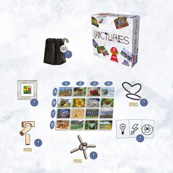 Produktbild: Pictures - P&D Verlag, Spiel des Jahres 2020