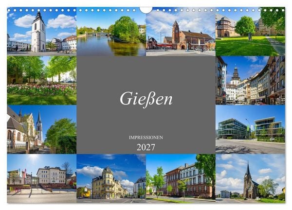 Produktbild: Gie&szlig;en Impressionen (Wandkalender 2027 DIN A3 quer), CALVENDO Monatskalender