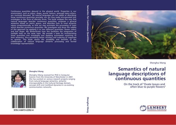Produktbild: Semantics of natural language descriptions of continuous quantities