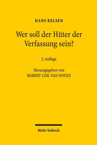 Produktbild: Wer soll der H&uuml;ter der Verfassung sein?