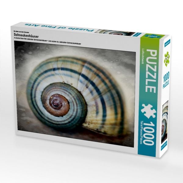 Produktbild: CALVENDO Puzzle Ein Motiv aus dem Kalender Schneckenh&auml;user | 1000 Teile Lege-Gr&ouml;&szlig;e 64x48cm Foto-Puzzle f&uuml;r gl&uuml;ckliche Stunden