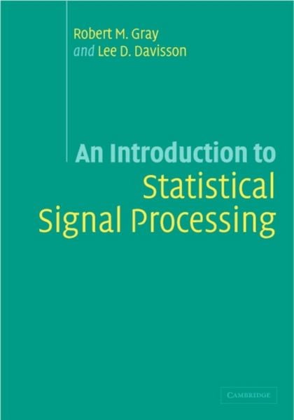 Produktbild: An Introduction to Statistical Signal Processing