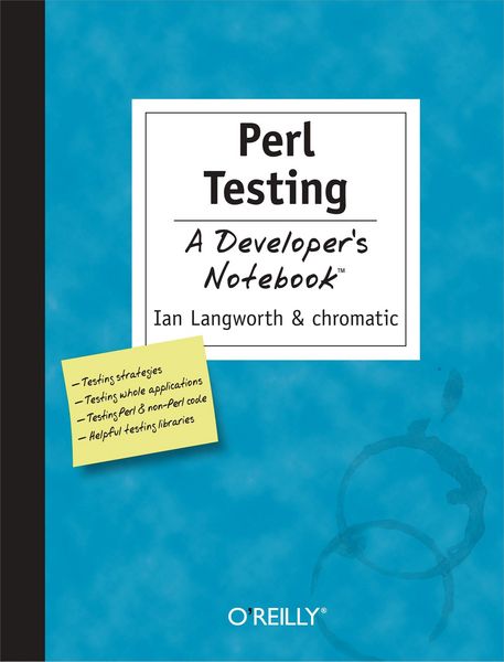 Produktbild: Perl Testing: A Developer's Notebook