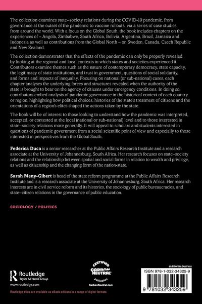 Produktbild: State-Society Relations around the World through the Lens of the COVID-19 Pandemic