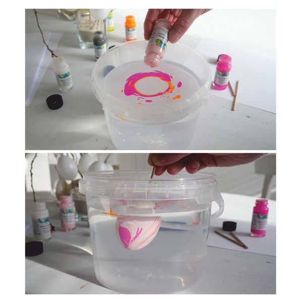 Produktbild: KREUL Magic Marble Marmorierfarben Set Love Neon!, 6 x 20 ml
