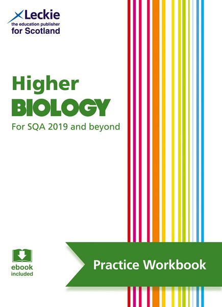 Produktbild: Leckie Higher Biology for Sqa 2019 and Beyond - Practice Workbook
