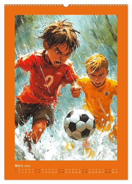 Produktbild: Anime Kids. Outdoor Kinderspa&szlig; und Sport (hochwertiger Premium Wandkalender 2026 DIN A2 hoch), Kunstdruck in Hochglanz