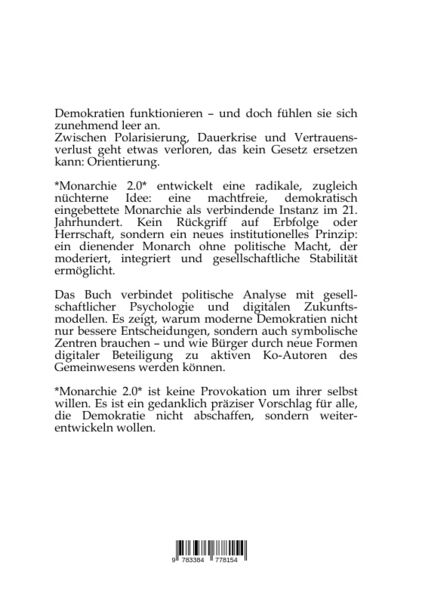 Produktbild: Monarchie 2.0