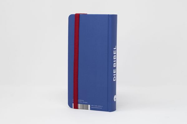 Produktbild: Die Bibel. Taschenausgabe stripe mit roter loser Gummilitze
