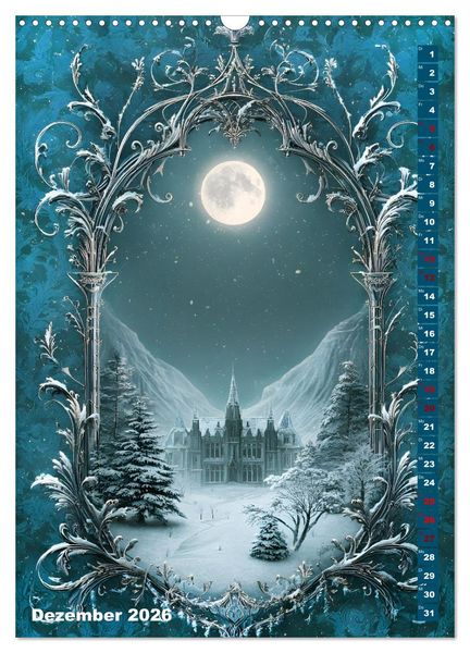 Produktbild: Umbrae Libri (Wandkalender 2026 DIN A3 hoch), CALVENDO Monatskalender