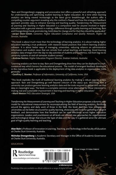 Produktbild: Transforming the Measurement of Learning and Teaching in Higher Education