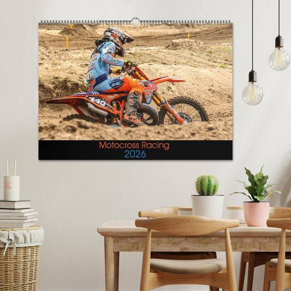 Produktbild: Motocross Racing 2026 (Wandkalender 2026 DIN A2 quer), CALVENDO Monatskalender