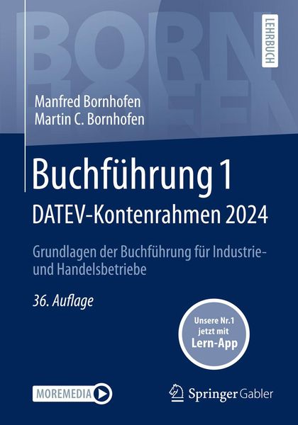 Produktbild: Buchf&uuml;hrung 1 DATEV-Kontenrahmen 2024