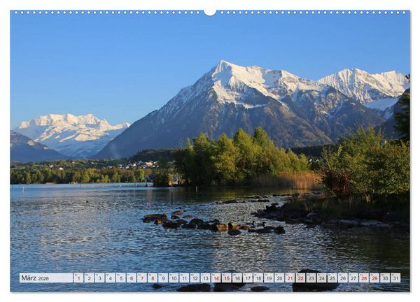 Produktbild: Bergblicke der Schweiz (Wandkalender 2026 DIN A2 quer), CALVENDO Monatskalender