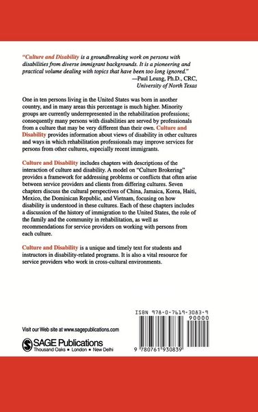 Produktbild: Culture and Disability