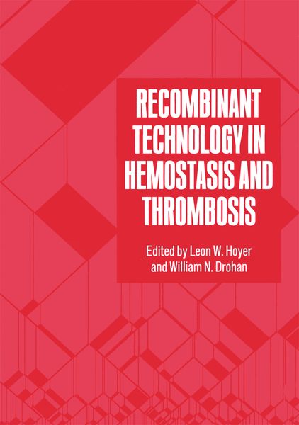 Produktbild: Recombinant Technology in Hemostasis and Thrombosis
