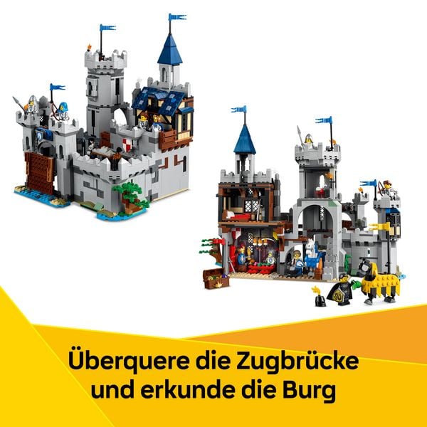 Produktbild: LEGO Creator Ritterburg im Mittelalter 31168, 3-in-1 Bauset, LEGO Ritter