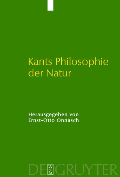 Produktbild: Kants Philosophie der Natur