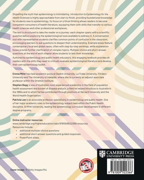 Produktbild: Introduction to Epidemiology for the Health Sciences
