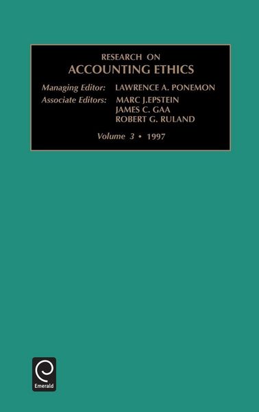 Produktbild: Research on Accounting Ethics