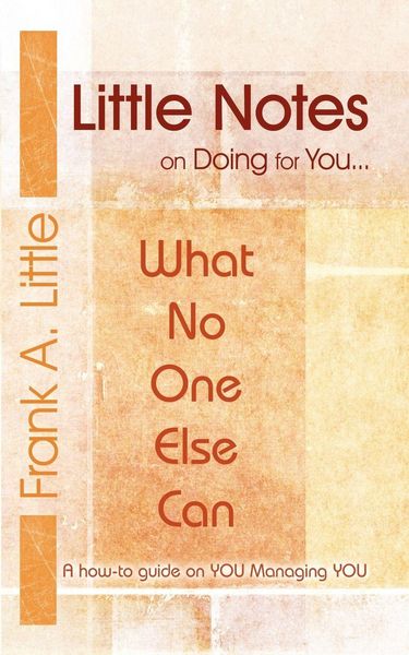 Produktbild: Little Notes on Doing for You...What No One Else Can
