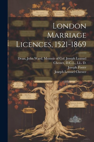 Produktbild: London Marriage Licences, 1521-1869