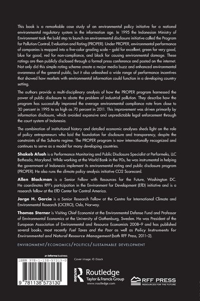 Produktbild: Environmental Regulation and Public Disclosure