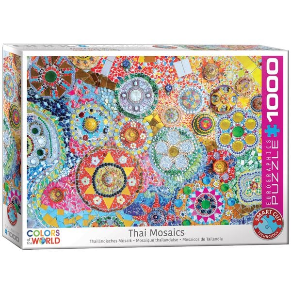 Produktbild: Puzzle 1000 Teile - Thailand Mosaic