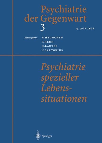 Psychiatrie spezieller Lebenssituationen, Taschenbuch von , Springer Berlin, 9783642640568