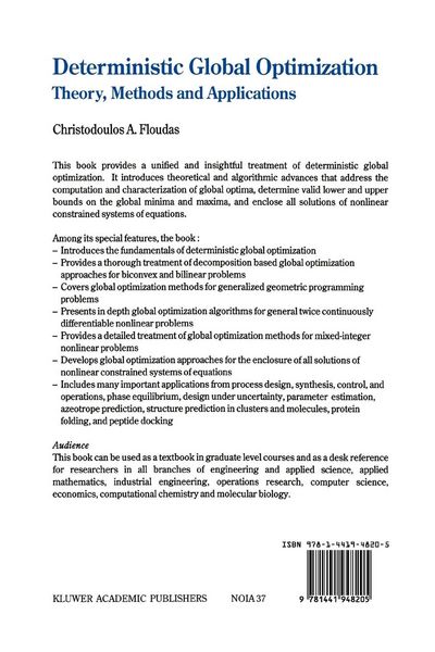 Produktbild: Deterministic Global Optimization