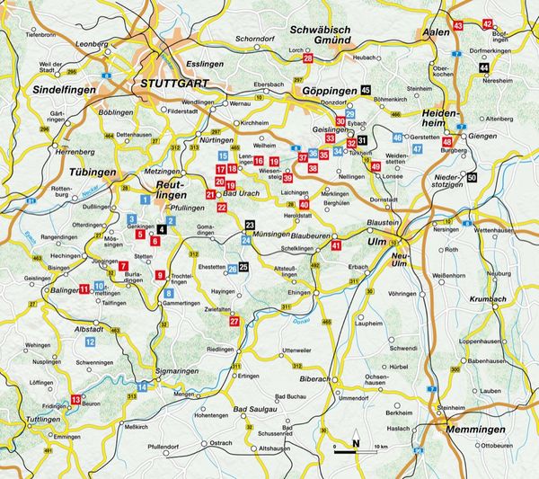Produktbild: Leichte Wanderungen Schw&auml;bische Alb