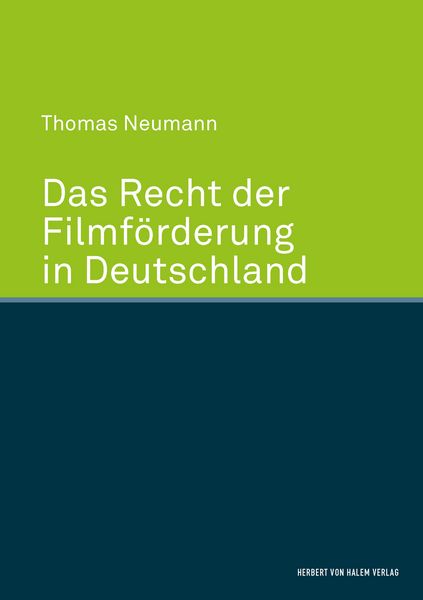 Produktbild: Das Recht der Filmf&ouml;rderung in Deutschland