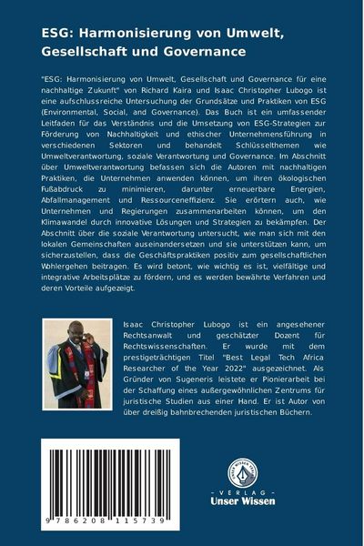 Produktbild: ESG: Harmonisierung von Umwelt, Gesellschaft und Governance