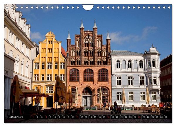 Produktbild: Hansestadt Stralsund (Wandkalender 2026 DIN A4 quer), CALVENDO Monatskalender