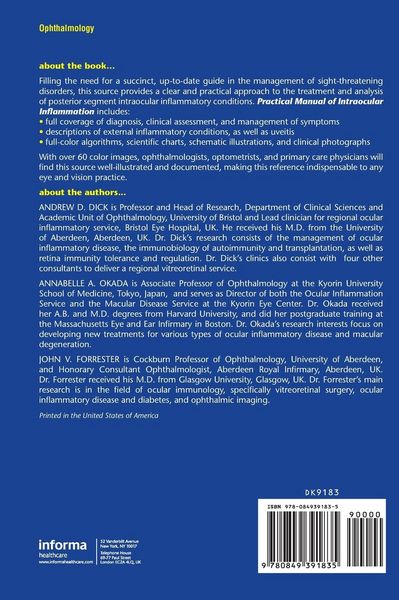 Produktbild: Practical Manual of Intraocular Inflammation