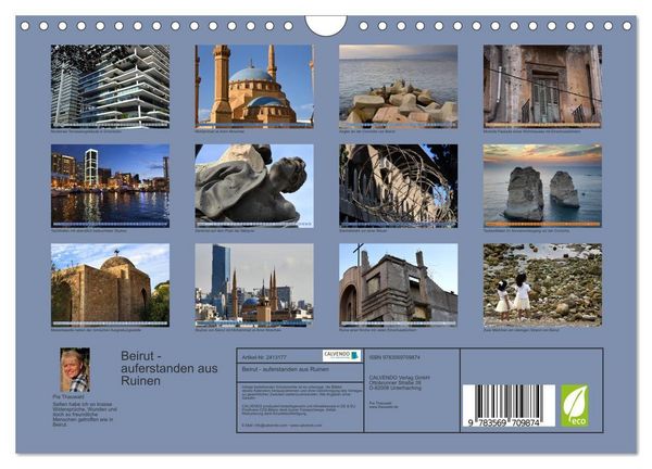 Produktbild: Beirut - auferstanden aus Ruinen (Wandkalender 2027 DIN A4 quer), CALVENDO Monatskalender