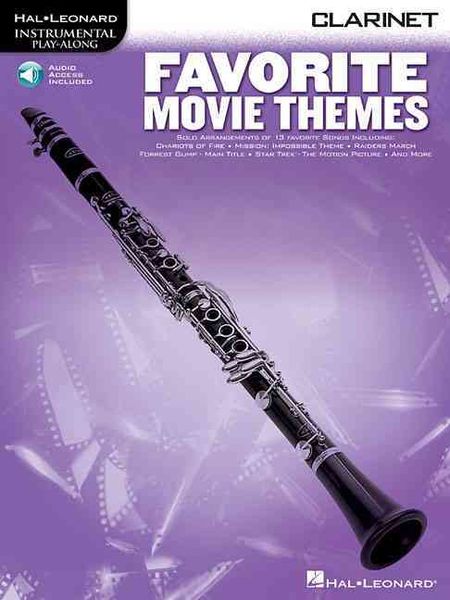 Produktbild: Favorite Movie Themes - Clarinet Play-Along (Book/Online Audio)