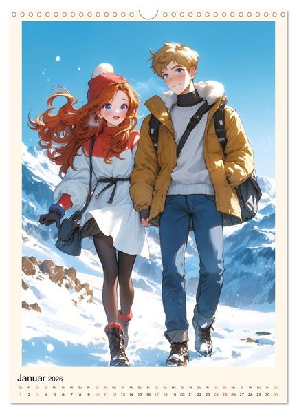 Produktbild: Manga - ein cooles Jahr (Wandkalender 2026 DIN A3 hoch), CALVENDO Monatskalender
