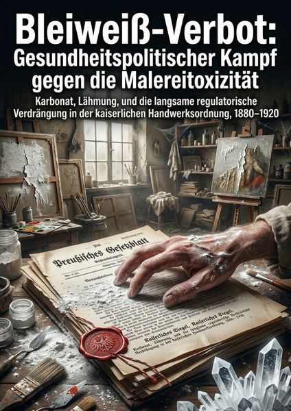Produktbild: Bleiwei&szlig;-Verbot: Gesundheitspolitischer Kampf gegen die Malereitoxizit&auml;t