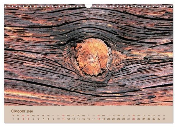 Produktbild: Farben des Holzes (Wandkalender 2026 DIN A3 quer), CALVENDO Monatskalender