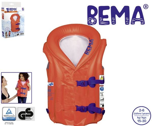 Produktbild: BEMA&reg; aufblasbare Schwimmlernweste