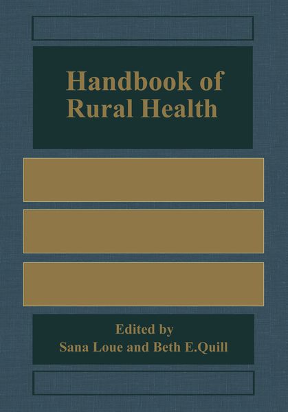 Produktbild: Handbook of Rural Health