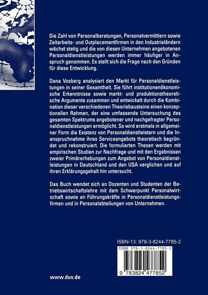 Produktbild: Der Markt f&uuml;r Personaldienstleistungen