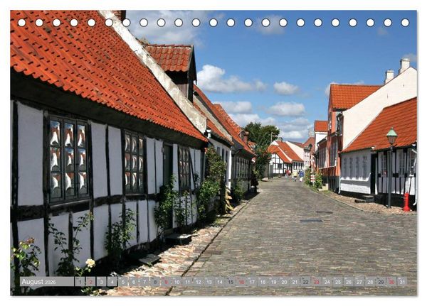Produktbild: D&auml;nemark - Ostseek&uuml;ste (Tischkalender 2026 DIN A5 quer), CALVENDO Monatskalender