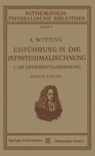 Produktbild: Einf&uuml;hrung in die Infinitesimalrechnung