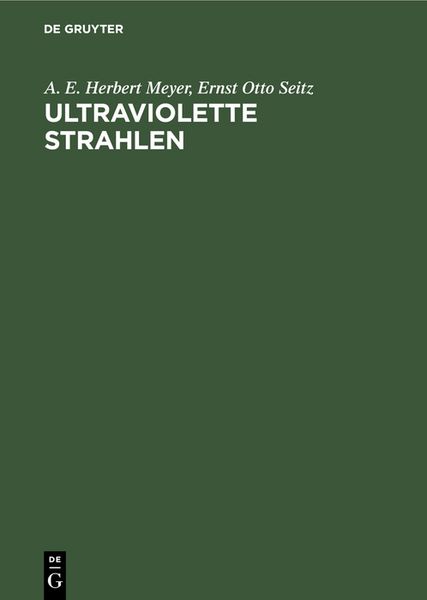 Produktbild: Ultraviolette Strahlen