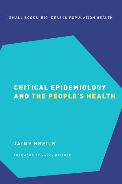 Produktbild: Critical Epidemiology and the People's Health