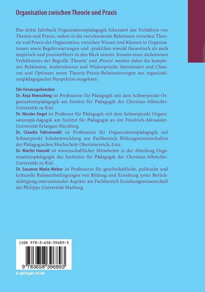Produktbild: Organisation zwischen Theorie und Praxis